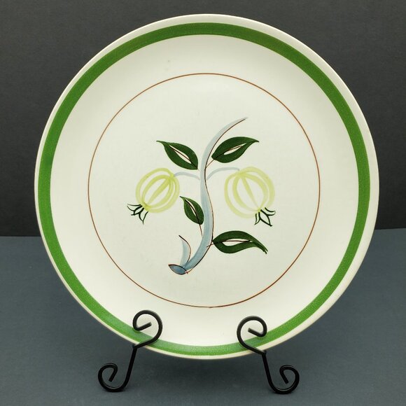 Blue Ridge Southern Potteries Forest Fruit Dinner Plates - Picture 3 of 13